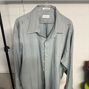 VanHuesen gray long sleeve dress shirt size 18 1/2 34/35 sleeve length....